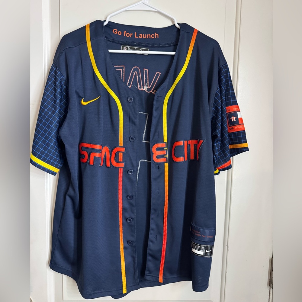 Nike Houston Astros Yordan Álvarez #44 Space City Jersey